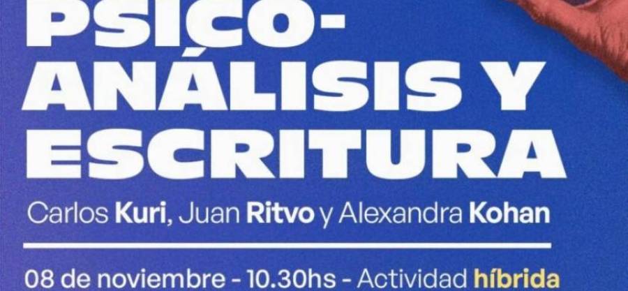 Coloquio “Psicoanálisis y escritura”