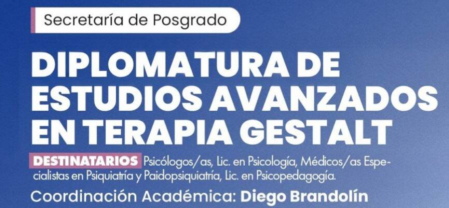 Diplomatura de estudios avanzados en Terapia Gestalt