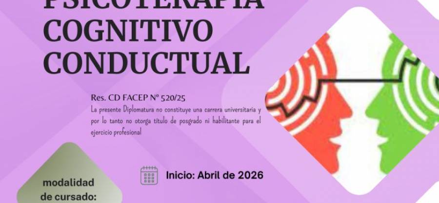 Diplomatura de Posgrado en Psicoterapia Cognitivo-Conductual