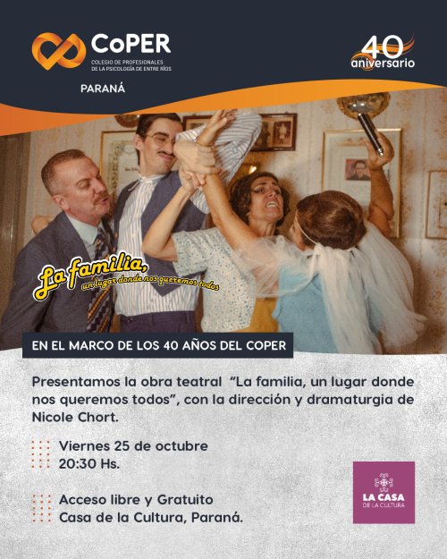 la familia obra de teatro