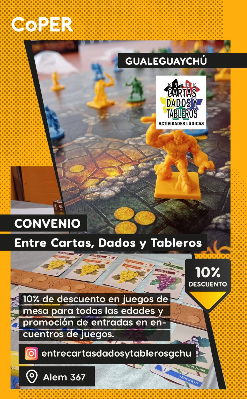 Entre Cartas Dados y Tableros story