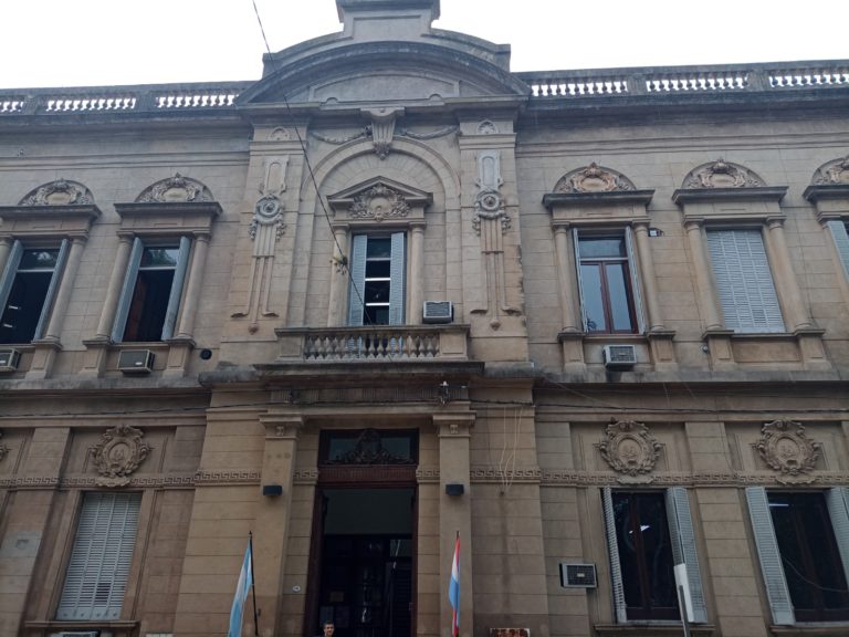 Frente del edificio en Gualeguay